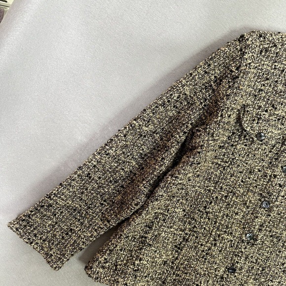 Chicos Sweater Jacket Women Sz 3 XL 16 Tweed Boucle Wool Mohair Blend Shacket - Picture 8 of 15